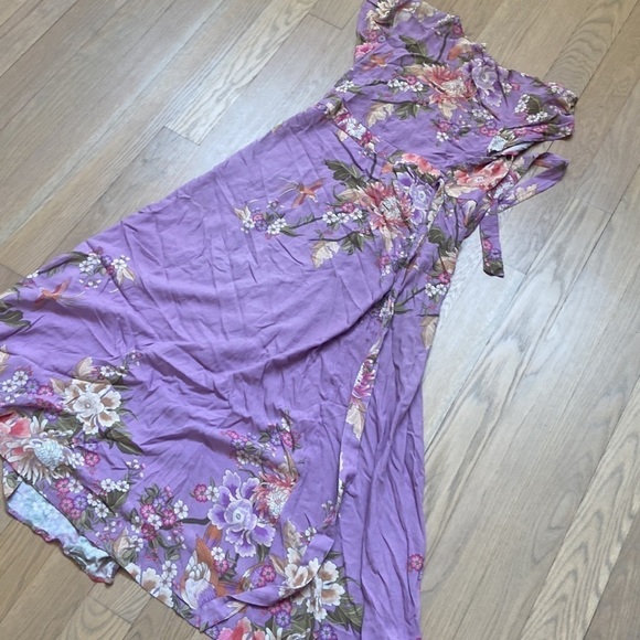 Spell & the Gypsy Blue Skies Floral Wrap Dress - Picture 8 of 8